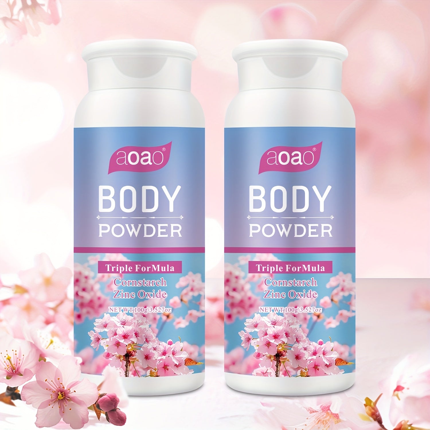 2pcs\u002F3pcs Sakura Talcum Powder Without Talc Deodorant Powder Fresh Fragrance