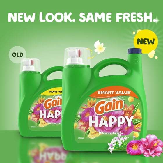 Fresh Hibiscus Scent Liquid Laundry Soap, HE Compatible, 68 fl oz, 48 Loads