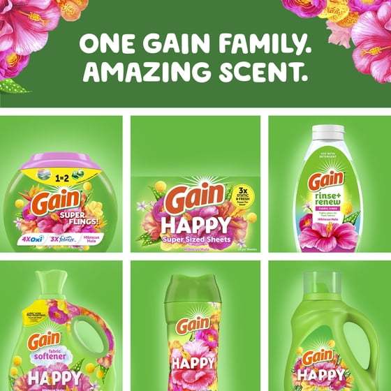 Fresh Hibiscus Scent Liquid Laundry Soap, HE Compatible, 68 fl oz, 48 Loads