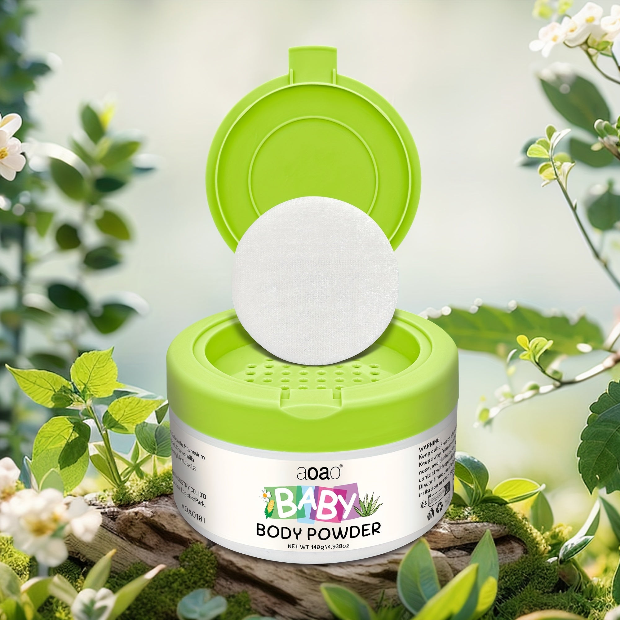 Talc-Free Baby Powder | Gentle & Long-Lasting Freshness For Kids | Cornstarch-Based Body Powder