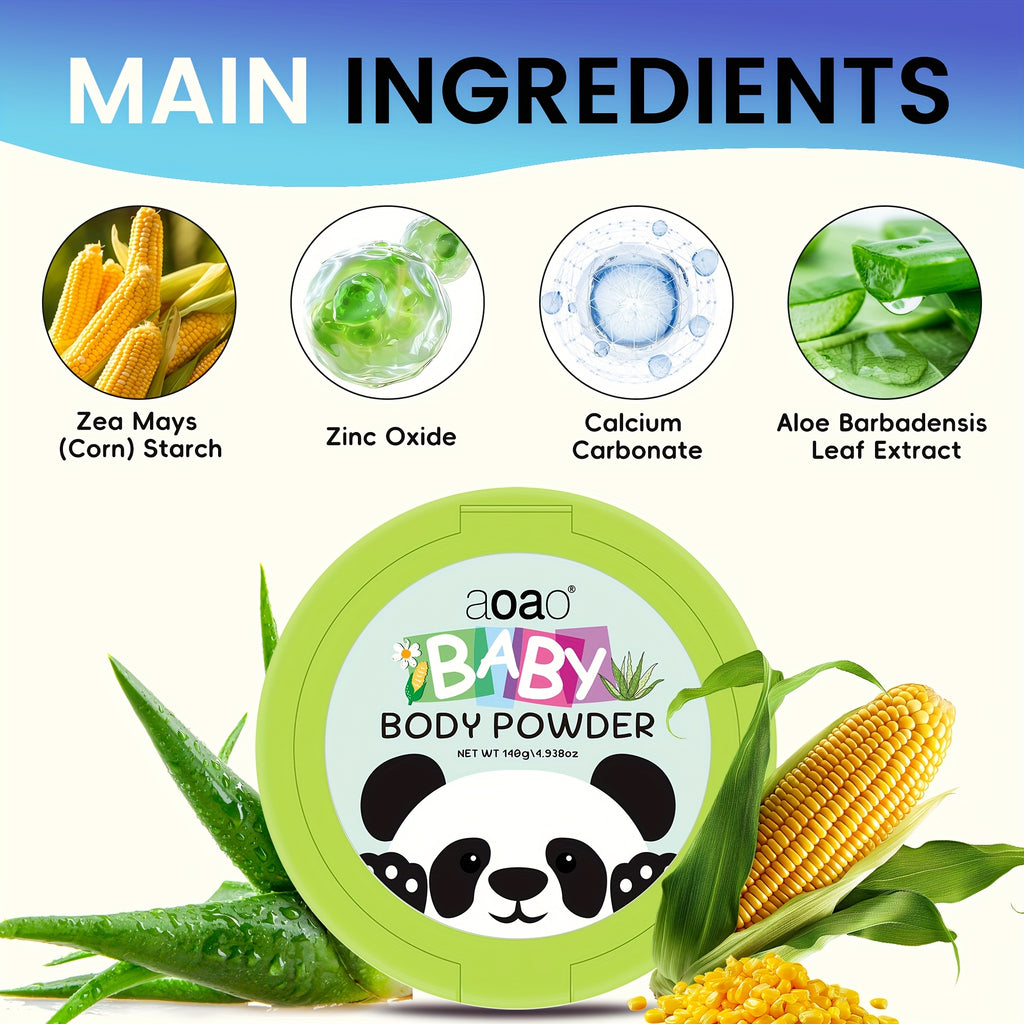 Talc-Free Baby Powder | Gentle & Long-Lasting Freshness For Kids | Cornstarch-Based Body Powder