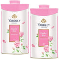 Yardley London Fresh Floral Fragrance Locked in a Fine & Silky Perfumed Talcum Powder (Yardley London English Rose, Pack of 3 250Gram) - Skin Care