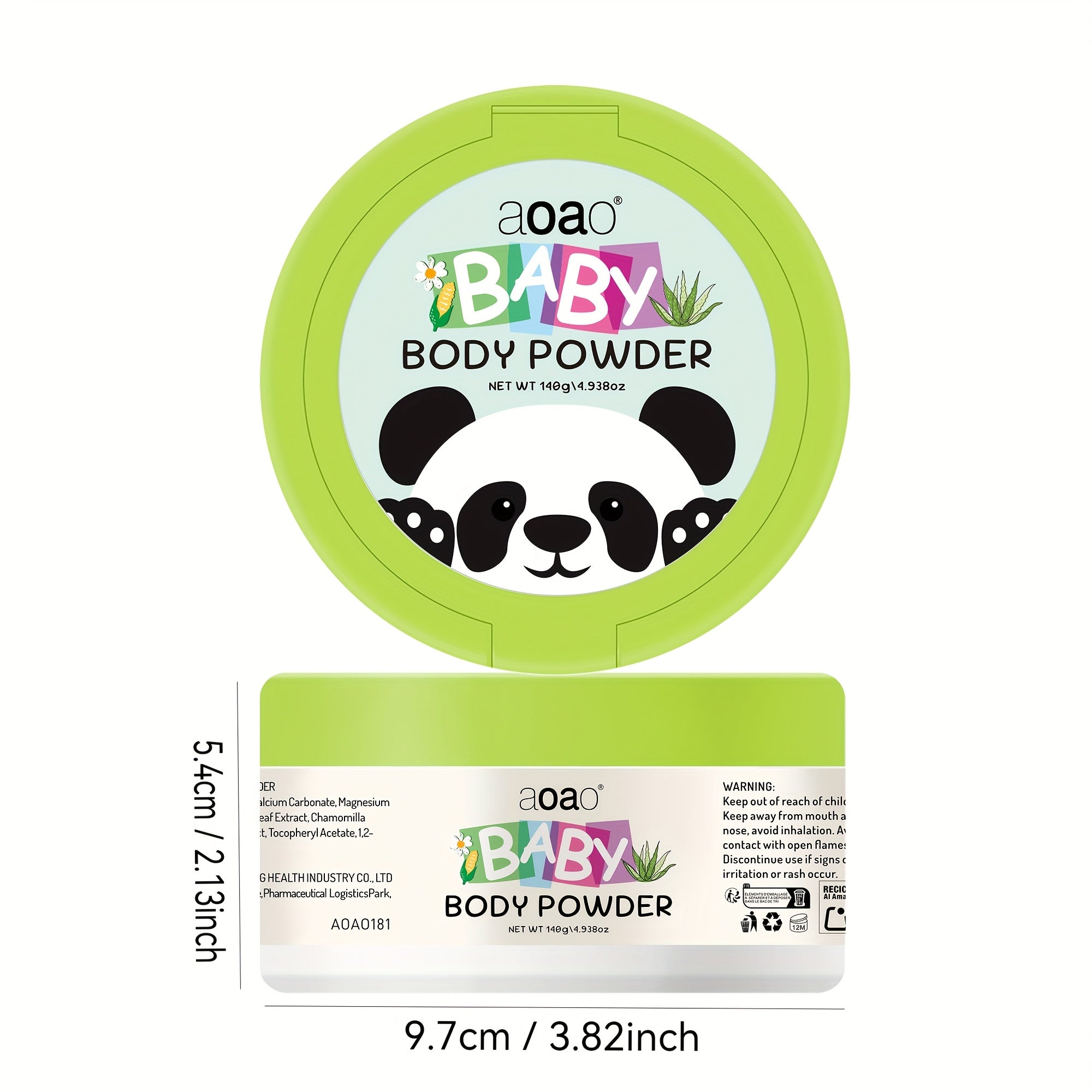 Talc-Free Baby Powder | Gentle & Long-Lasting Freshness For Kids | Cornstarch-Based Body Powder