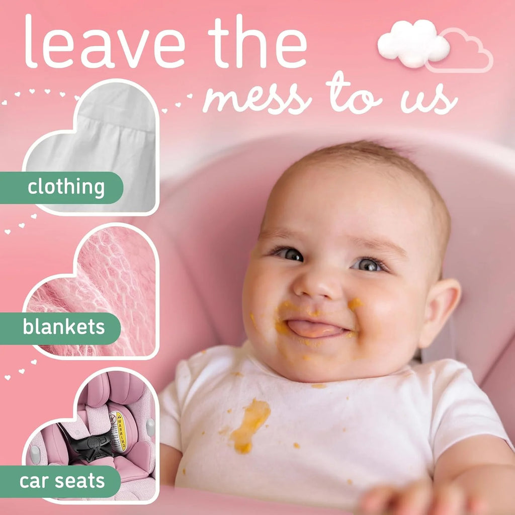 (4 pack) Dreft Plant Based Baby Spray and Wash Laundry Stain Remover, Baby Essentials, 24 oz