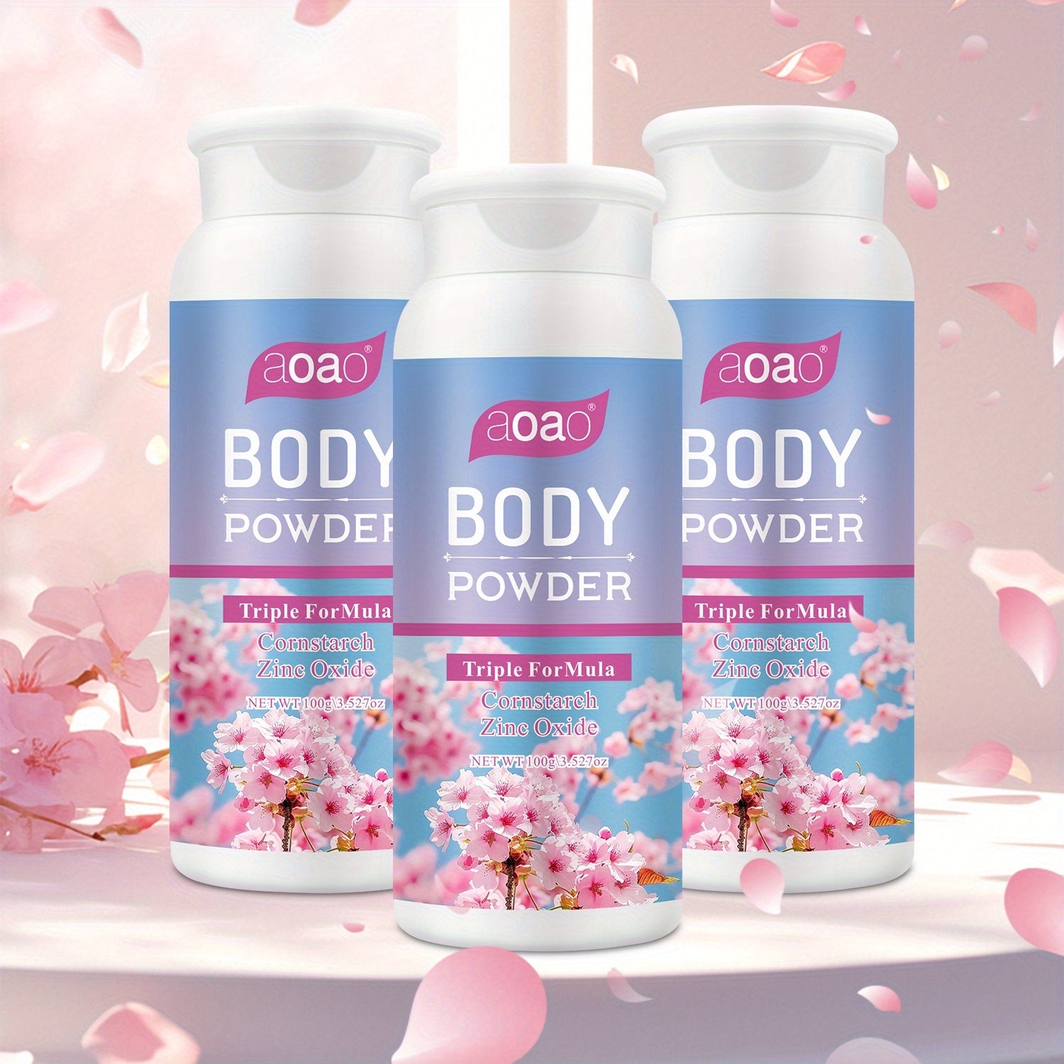 2pcs\u002F3pcs Sakura Talcum Powder Without Talc Deodorant Powder Fresh Fragrance