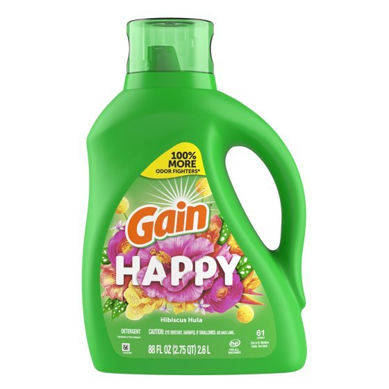 Fresh Hibiscus Scent Liquid Laundry Soap, HE Compatible, 68 fl oz, 48 Loads
